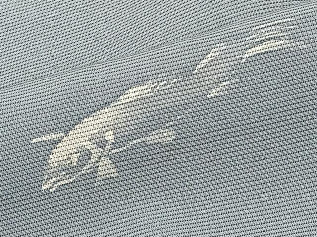 平和屋着物*夏物 訪問着 絽 魚 正絹 逸品 CABJ9861xi