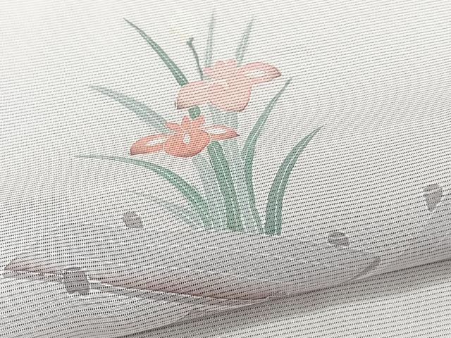 平和屋着物*夏物 訪問着 絽 友禅 花車文 暈し染め 正絹 逸品 CABJ9868xi