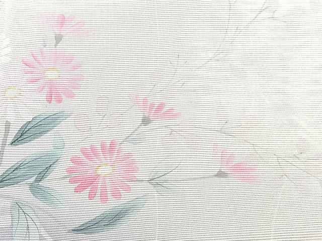 平和屋着物*夏物 訪問着 絽 手描き 枝草花文 正絹 逸品 CABJ9872xi