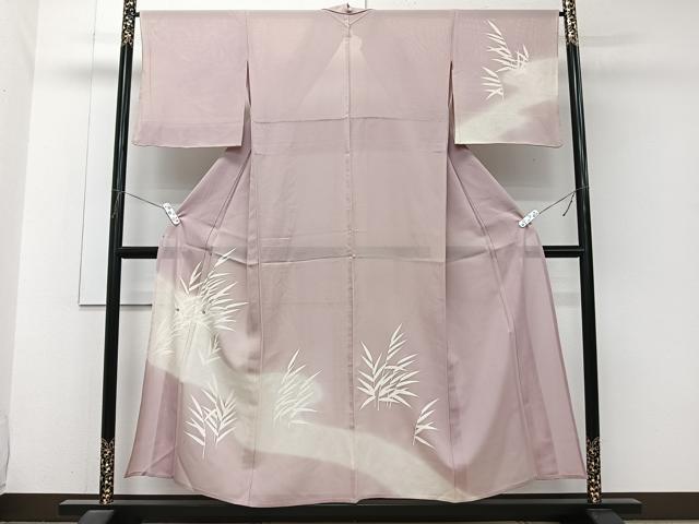 平和屋着物*夏物 訪問着 絽 駒刺繍 流水草文 暈し染め 正絹 逸品 CABJ9878xi