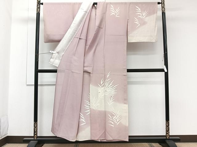 平和屋着物*夏物 訪問着 絽 駒刺繍 流水草文 暈し染め 正絹 逸品 CABJ9878xi