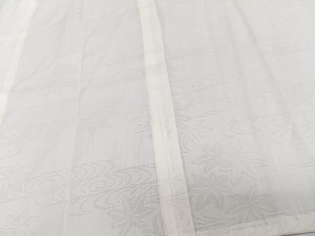 平和屋着物*夏物 長襦袢 流水楓紋紗 生成り色 麻 逸品 CABJ9885xi