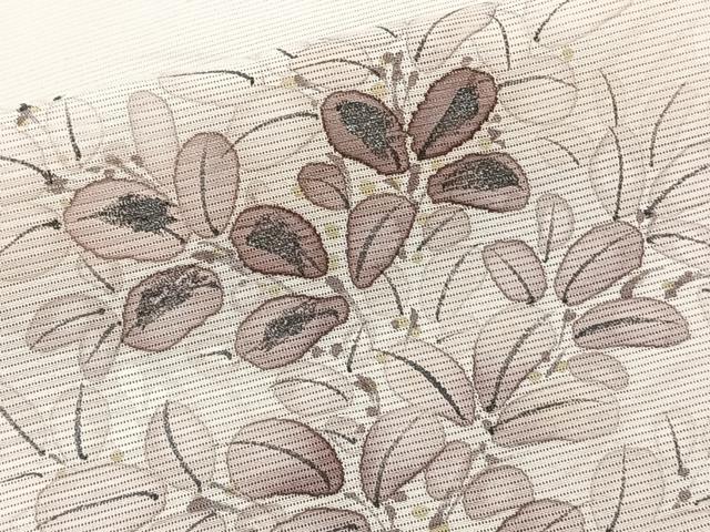 平和屋着物*夏物 訪問着 絽 手描き 萩文 正絹 逸品 CABJ9889xi