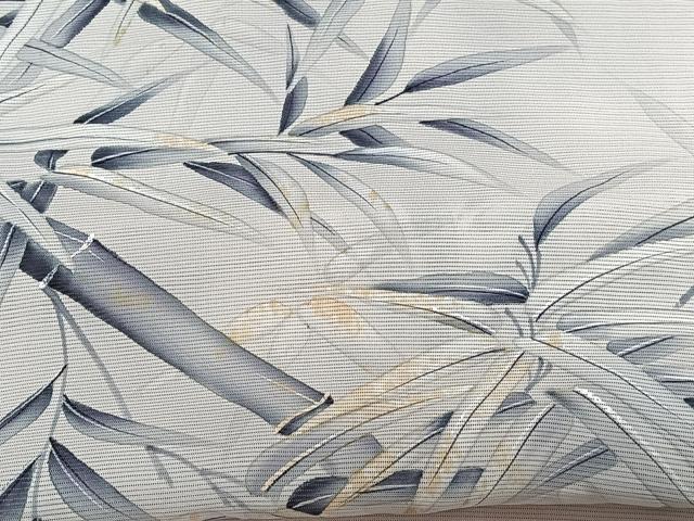 平和屋着物*夏物 色留訪問着 絽 手描き 笹竹文 正絹 逸品 CABJ9896xi