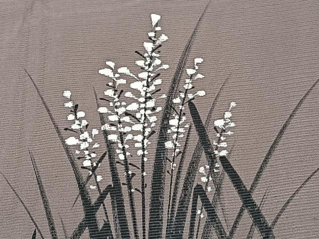 平和屋着物*夏物 訪問着 絽 手描き 草花文 洗える着物 CABJ9902xi