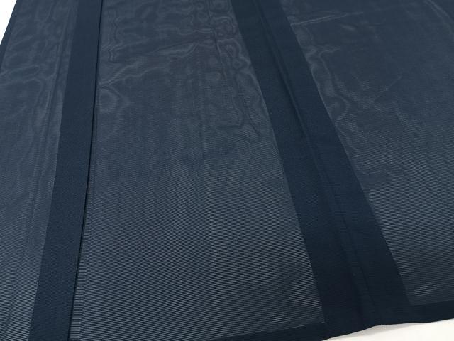 平和屋着物*夏物 色無地 絽 濃藍色 正絹 逸品 CABJ9919xi