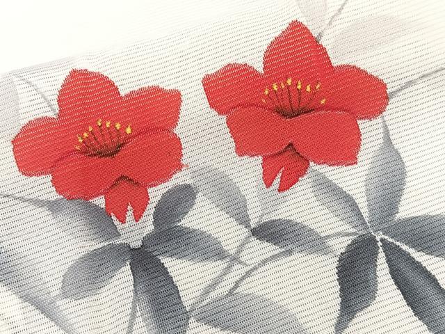 平和屋着物*夏物 訪問着 絽 手描き 枝草花文 正絹 逸品 CABJ9923xi