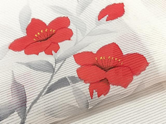 平和屋着物*夏物 訪問着 絽 手描き 枝草花文 正絹 逸品 CABJ9923xi