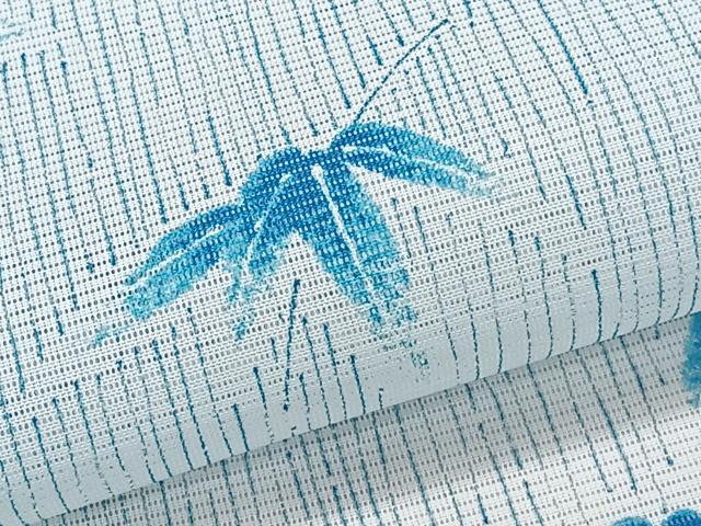 平和屋着物*夏物 小紋 絽 笹文 洗える着物 未使用 CABJ9941xi