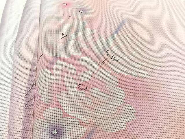平和屋着物*夏物 訪問着 絽 枝花文 洗える着物 CABJ9965xi