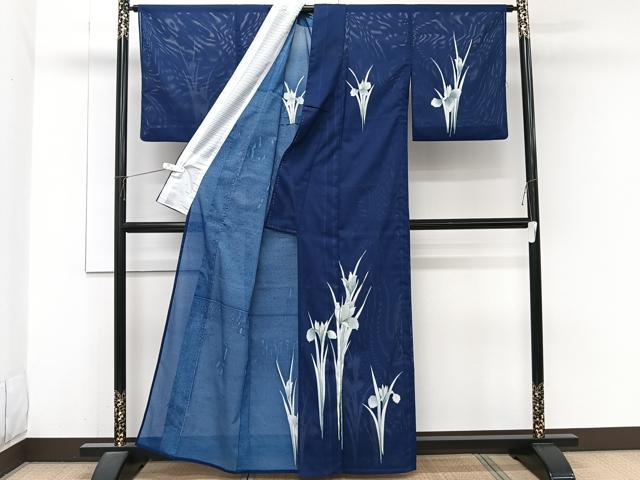 平和屋着物*夏物 訪問着 絽 草花文 洗える着物 CABJ9976xi