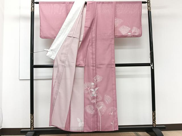 平和屋着物*夏物 訪問着 絽 南天文 洗える着物 CABJ9999xi