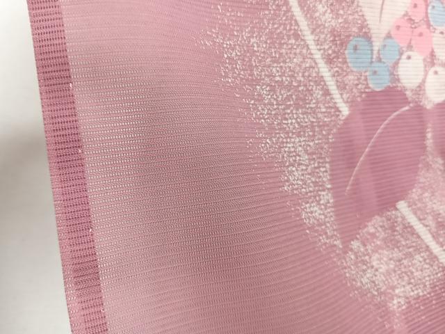 平和屋着物*夏物 訪問着 絽 南天文 洗える着物 CABJ9999xi