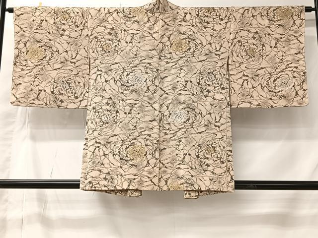 平和屋着物#羽織 寿光織 舞花文 金銀糸 正絹 逸品 CABK0013ua