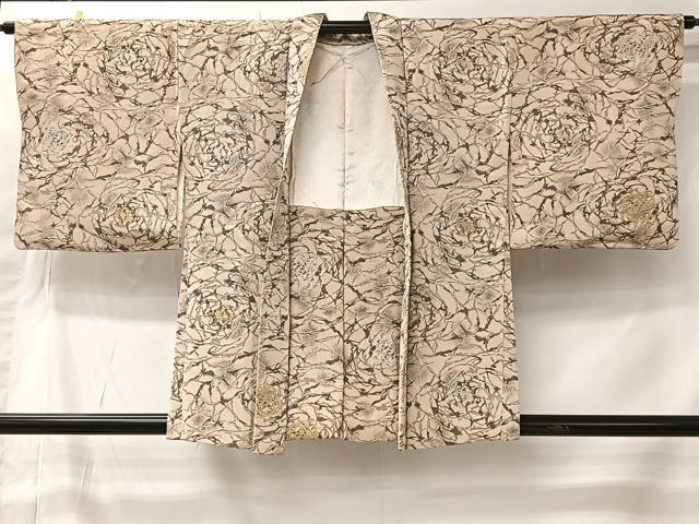 平和屋着物#羽織 寿光織 舞花文 金銀糸 正絹 逸品 CABK0013ua