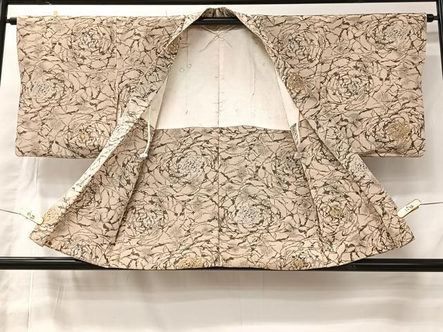 平和屋着物#羽織 寿光織 舞花文 金銀糸 正絹 逸品 CABK0013ua