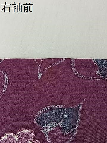 平和屋着物#羽織 ろうけつ染め 草花文 正絹 逸品 CABK0024ua
