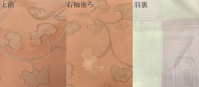 平和屋着物#羽織 地紋起こし 枝花文 正絹 逸品 CABK0026ua