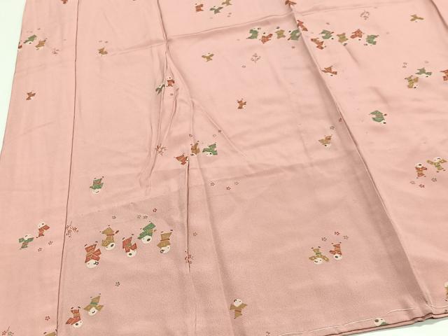 平和屋着物■長襦袢 袷 人物文 正絹 逸品 未使用 CABK0068ua