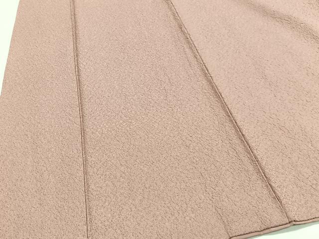 平和屋着物■上質な色無地 紋意匠 珊瑚色 正絹 逸品 CABK0076ua