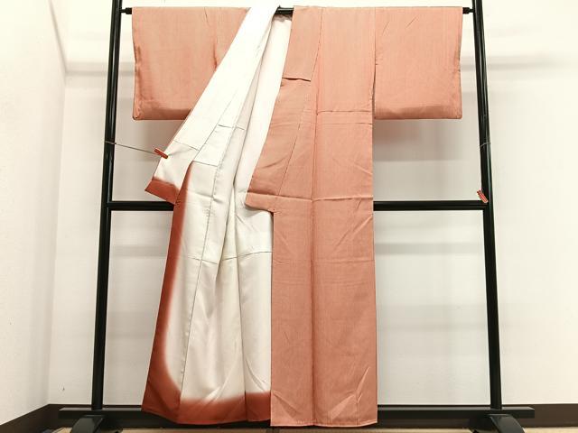 平和屋着物■上質な小紋 縞 正絹 逸品 CABK0084ua