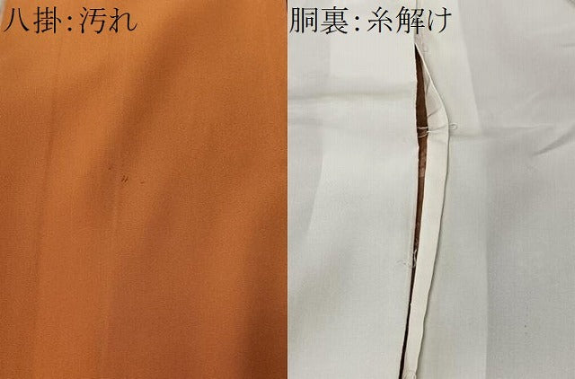 平和屋着物■上質な小紋 風景草花文 金彩 正絹 逸品 CABK0101ua