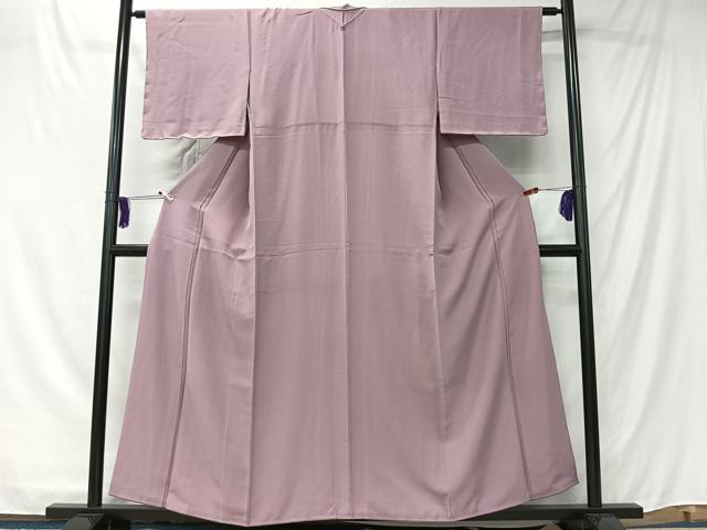 平和屋着物■上質な色無地 紅藤色 正絹 逸品 CABK0130ua