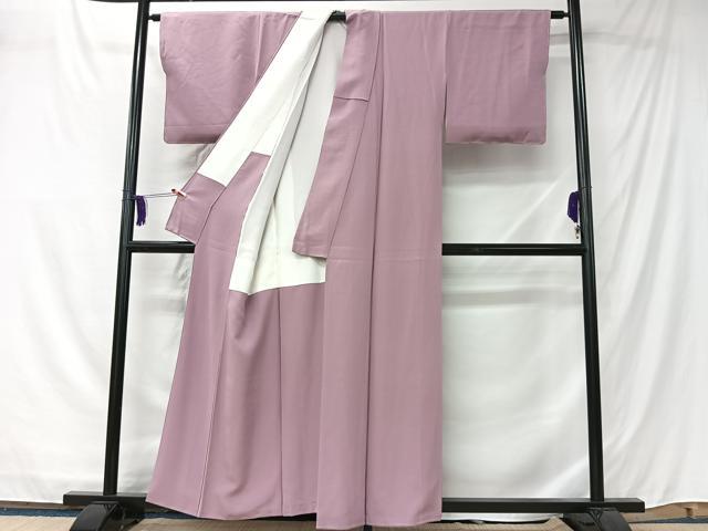 平和屋着物■上質な色無地 紅藤色 正絹 逸品 CABK0130ua