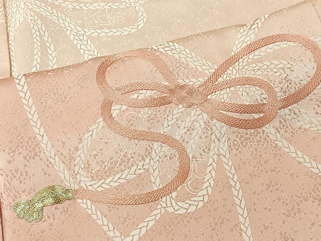 平和屋着物■訪問着 駒刺繍 結び紐 暈し染め 正絹 逸品 未使用 CABK0140ua