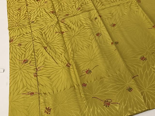 平和屋着物■江戸小紋 無双仕立て 糸巻き文 正絹 逸品 CABK0149ua