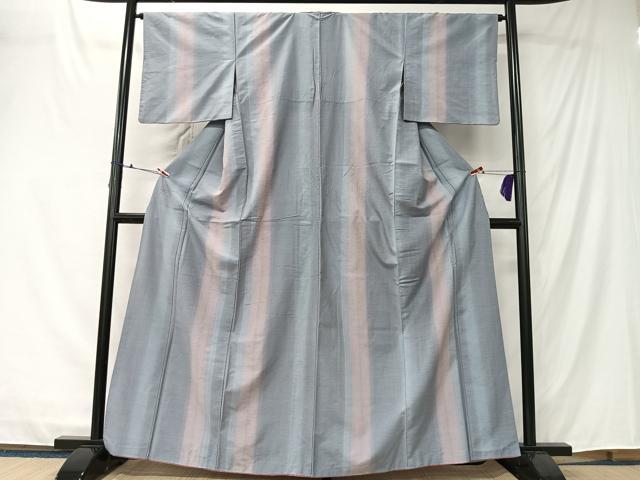 平和屋着物■上質な紬 間道 正絹 逸品 CABK0163ua