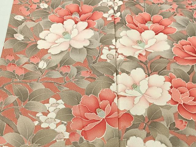 平和屋着物■訪問着 草花文 金彩 正絹 逸品 CABK0171ua
