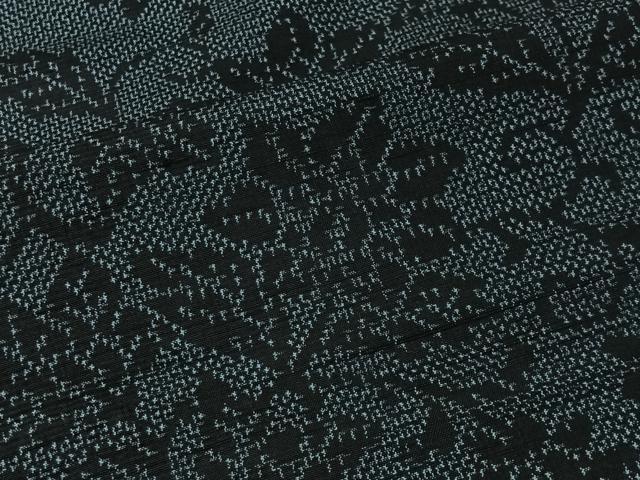 平和屋着物■上質な紬 花唐草文 正絹 逸品 CABK0255ua