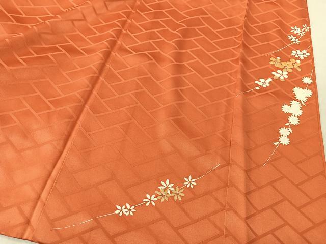 平和屋着物■豪華振袖 刺繍 草花文 金糸 正絹 逸品 CABK0264ua