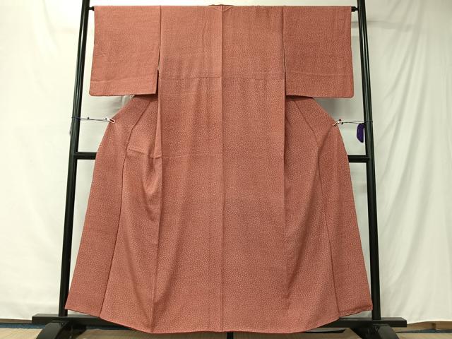平和屋着物■小紋師 奥田長平 江戸小紋 寿 正絹 逸品 CABK0276ua