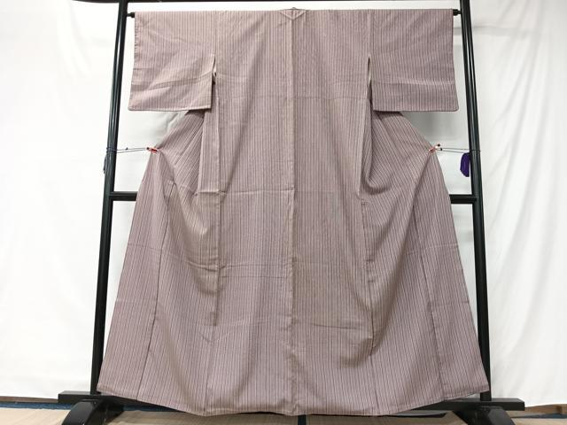 平和屋着物■江戸小紋 竹並び 正絹 逸品 CABK0280ua