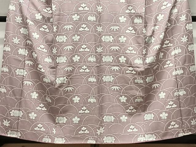 平和屋着物■訪問着 花青海波 正絹 逸品 CABK0297ua