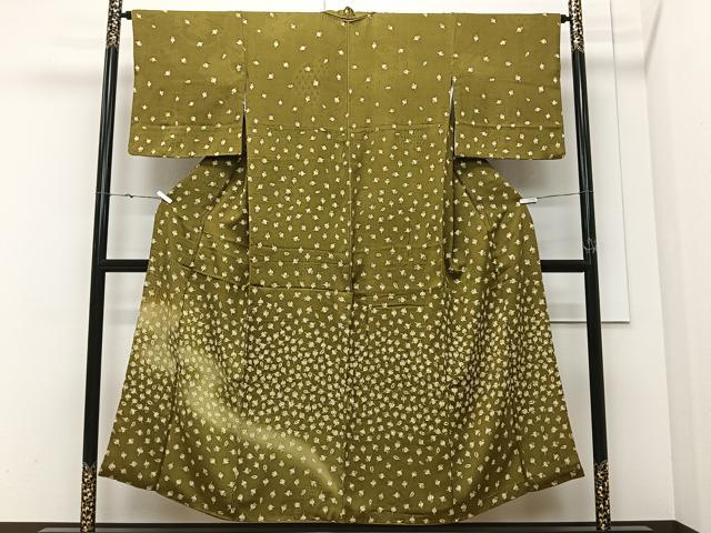 平和屋着物■訪問着 舞花文 暈し染め 正絹 逸品 CABK0323ua