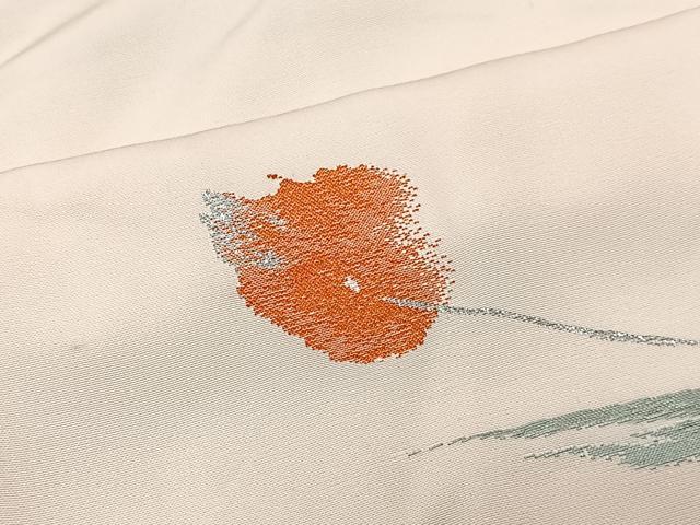 平和屋着物#羽織 寿光織 抽象文様 金銀糸 正絹 逸品 CABK0352ua