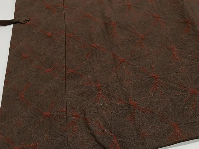 平和屋着物#道中着 絞り 霞文 正絹 逸品 CABK0358ua