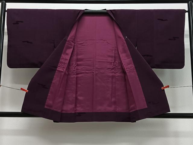 平和屋着物#道行コート 輪奈ビロード エ霞文 正絹 逸品 CABK0362ua