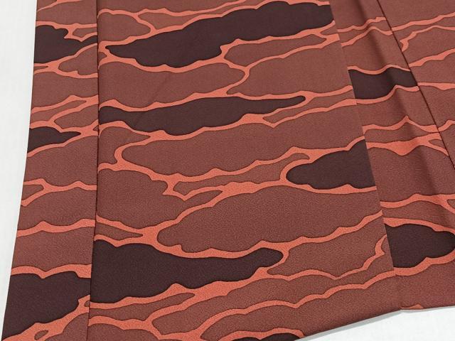 平和屋着物#羽織 雲取り文 正絹 逸品 CABK0400ua