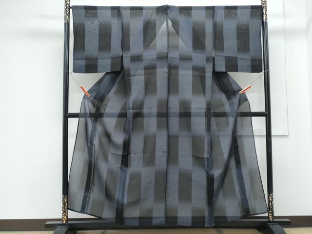 平和屋着物*夏物 本場大島紬 夏大島 9マルキ 短冊文 正絹 逸品 CABK0411th