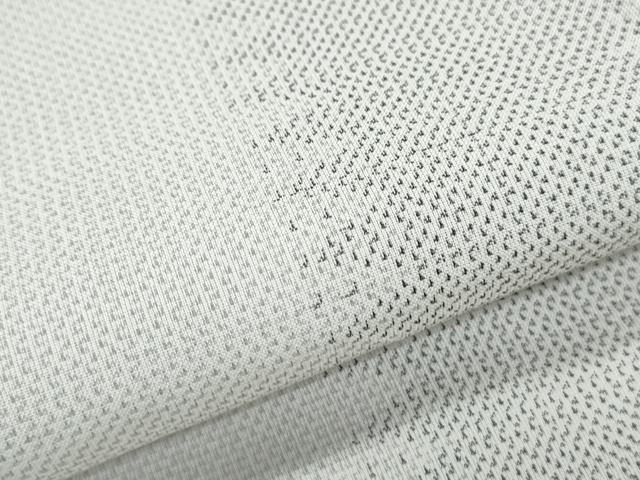 平和屋着物*夏物 本場大島紬 夏大島 白大島 あられ間道 正絹 逸品 CABK0413th