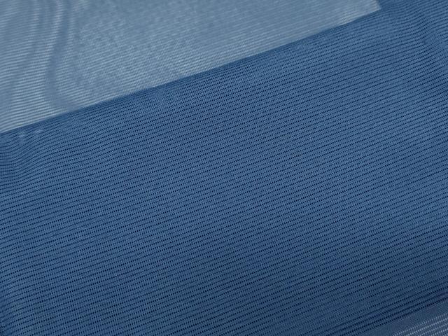 平和屋着物*夏物 色無地 絽 留紺色 正絹 逸品 未使用 CABK0449th