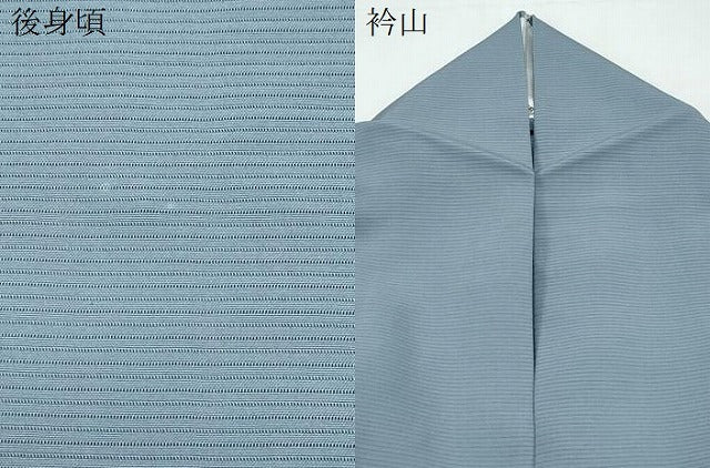 平和屋着物*夏物 色無地 絽 鼠色 正絹 逸品 CABK0453th