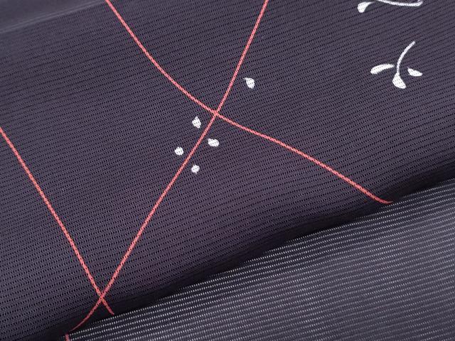 平和屋着物*夏物 小紋 絽 手描き 舞花文 正絹 逸品 CABK0513th