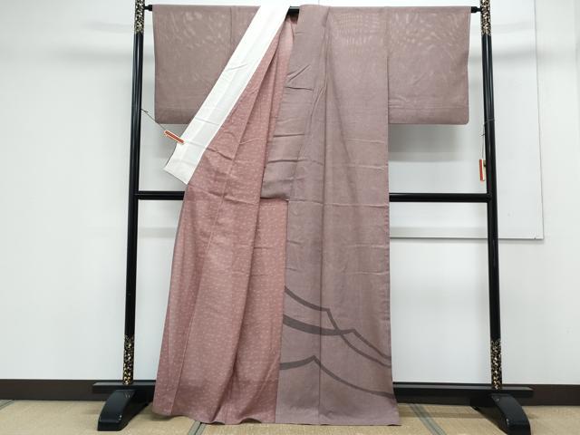 平和屋着物*夏物 江戸小紋 色留袖 絽 作家物 鮫小紋柄 吉祥文 正絹 逸品 CABK0537th