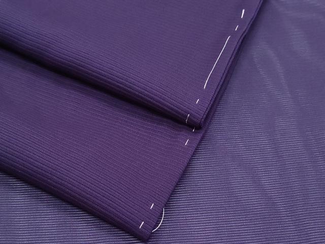 平和屋着物*夏物 色無地 絽 葡萄色 正絹 逸品 CABK0560th