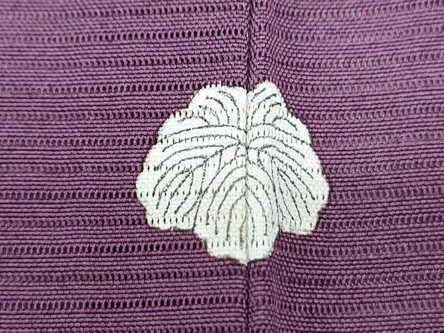 平和屋着物*夏物 色無地 絽 葡萄色 正絹 逸品 未使用 CABK0566th